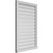 Ekena Millwork Vertical Surface Mount PVC Gable Vent: Functional, w/ 2"W x 2"P Brickmould Sill Frame, 26"W x 40"H GVPVE26X4003SF - alternate 5